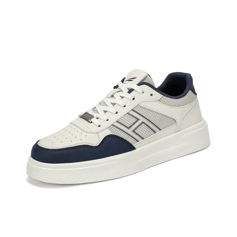 RED DRAGONFLY Skateboard Shoes Lightweight And Breathable Low Top Casual Shoes Men's White Blue Beige Green-0