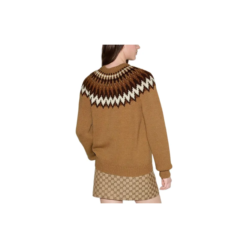 GUCCI Norwegian Jacquard Knit Sweater-3