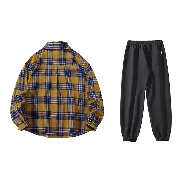LIVINGTOWN Shirt Matching Set Unisex-1
