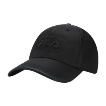 FILA Polyester Baseball Caps Unisex Jet Black