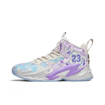Wooden Rabbit Slip Resistant Mid Top Basketball Shoes Unisex
