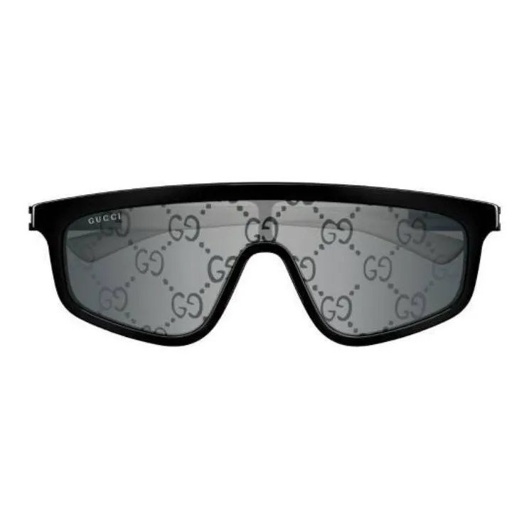 GUCCI Lens decal Shield frame Sunglasses-1