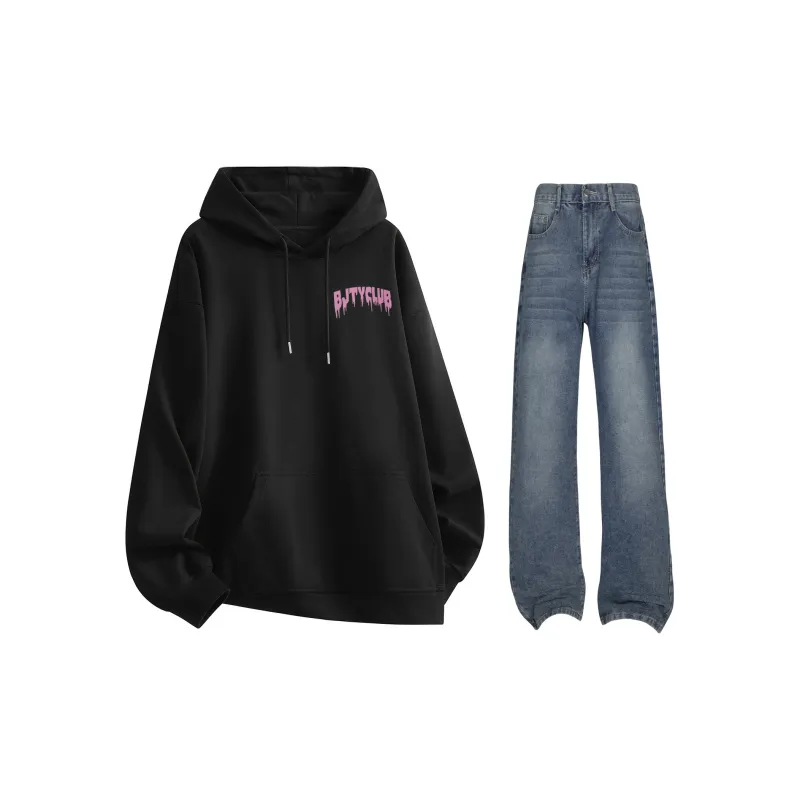 BJTY Sweatshirt Sets Unisex-31