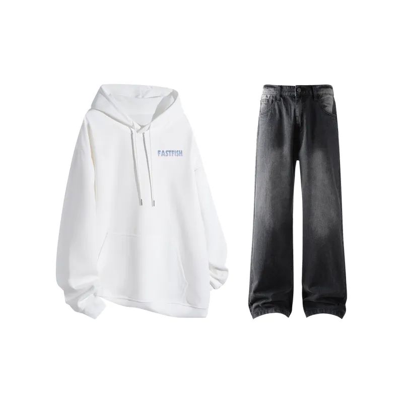 FASTFISH Sweatshirt Sets Unisex-5