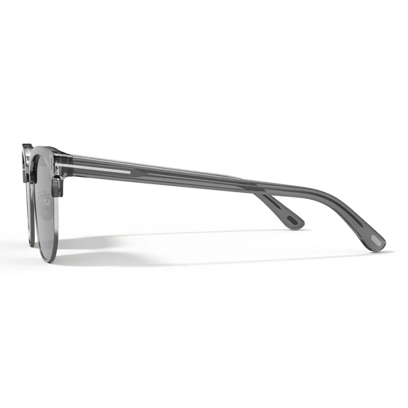 TOM FORD Plate Alloy Frame Browline Sunglasses Unisex-5