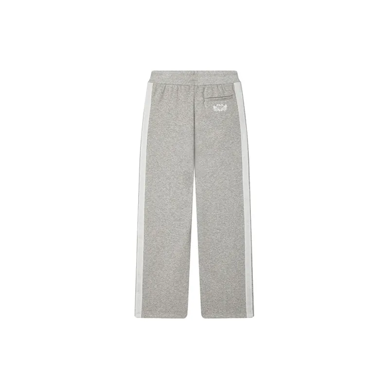 FILA MILANO Italian Luxury Sports Collection Knitted Sweatpants Women's Fresh Heather Gray-1