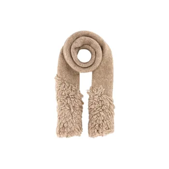 LOEWE Logo Tag Fringed Scarf