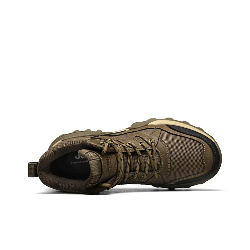 Jeep Fall New Arrival Work Boots Height Increasing Wear-Resistant Slip-Resistant Mid-Top Hiking Hiking Shoes Men's-7