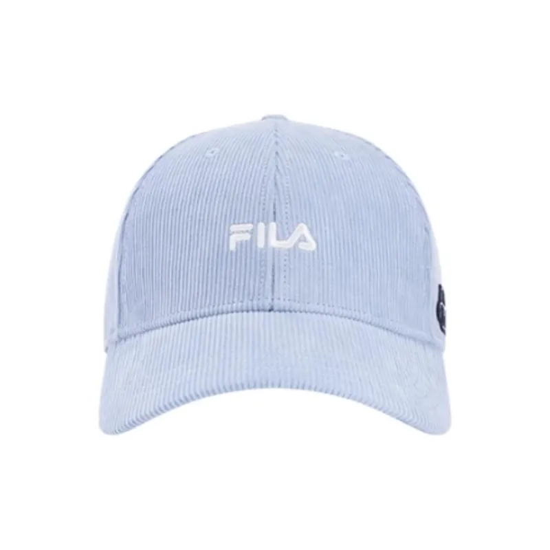 FILA Corduroy Baseball Caps Unisex Hydrangea Blue-1
