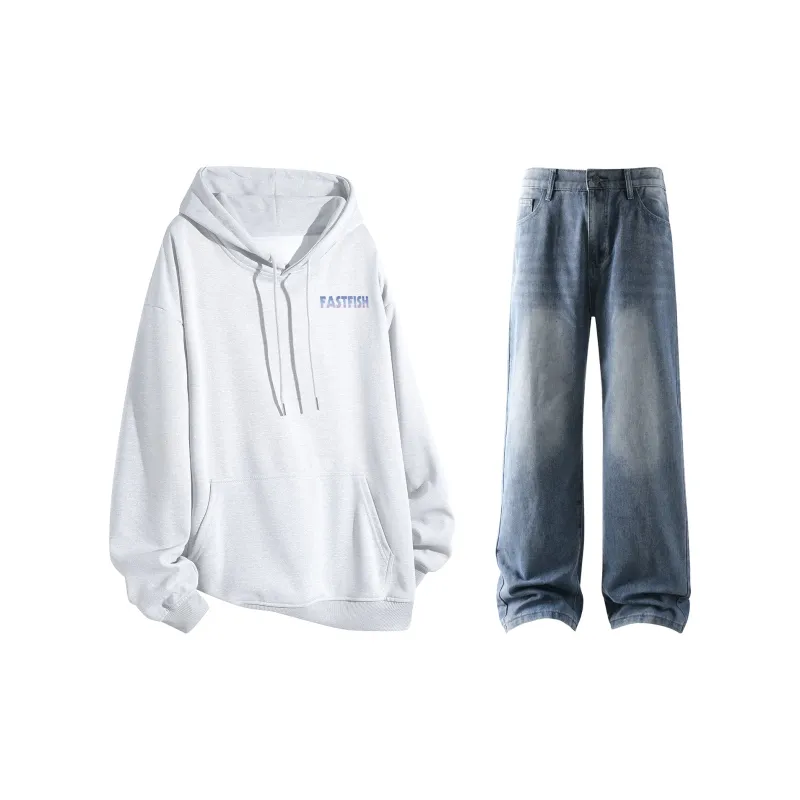 FASTFISH Sweatshirt Sets Unisex-45