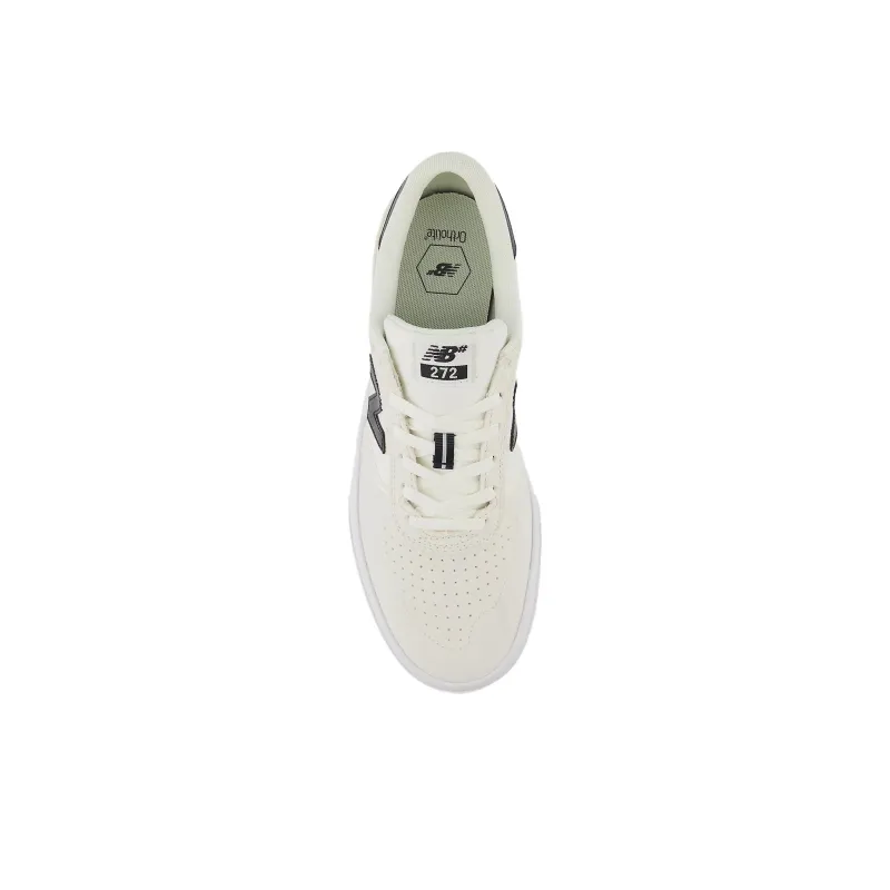 New Balance Numeric 272 Anti Slip Wear Resistant Low Top Skateboard Shoes Unisex White-2