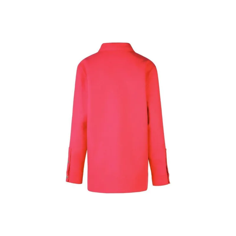 MOSCHINO Jeans Oversized Button-Up Knitted Shirt-1