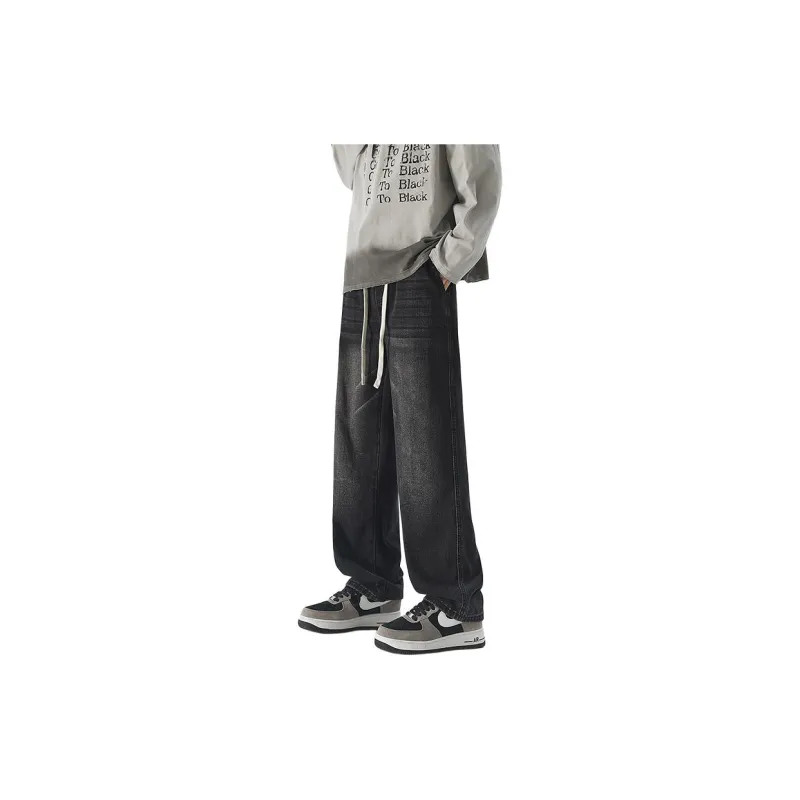 IJRJ Jeans Unisex Distressed Gray-4