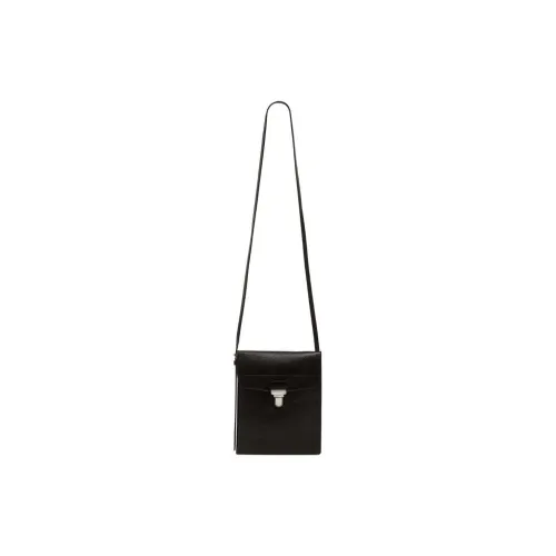 Lemaire Cow Leather Shoulder Bag Crossbody Bag Large Size Unisex Espresso Color