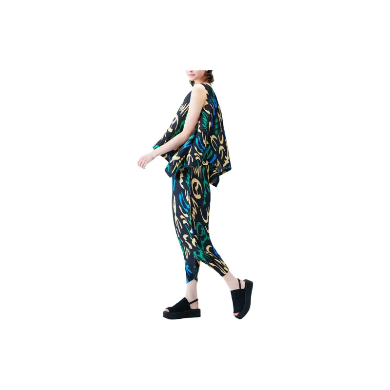 PLEATS PLEASE ISSEY MIYAKE Fizzy Abstract print Blouse-4