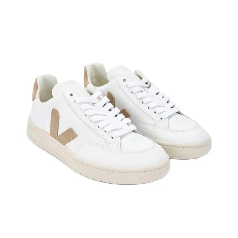 VEJA V 12 Leather 'Extra White Dune'-2