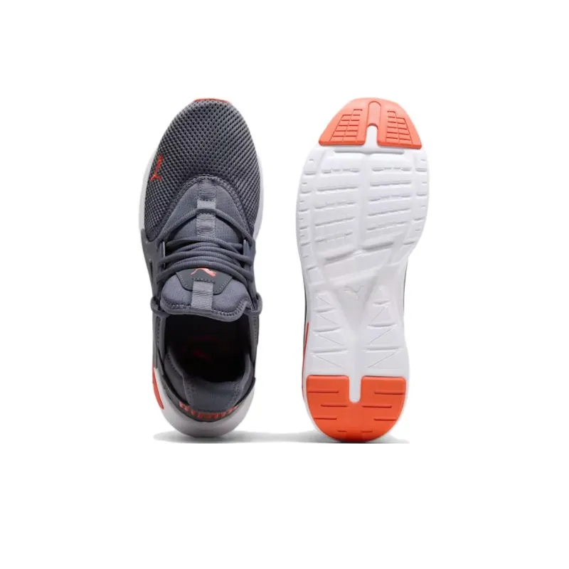 PUMA Softride Enzo Evo Slip Resistant Low Top Running Shoes Unisex Gray-3
