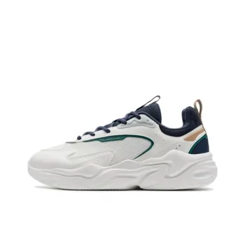 XTEP Cushioned Slip Resistant Low Top Casual Shoes Men's White Blue