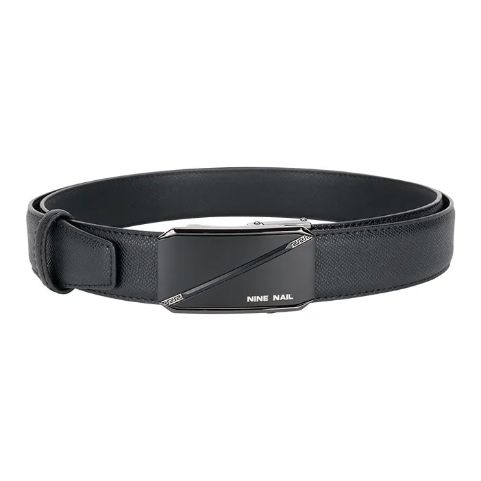 NINE NAIL Cow Leather Leather Belts Men's Width  3.5cm-2