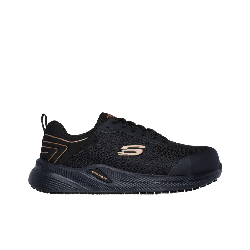 Skechers Work Wear-Resistant Low-Top Casual Shoes Women's Black-1