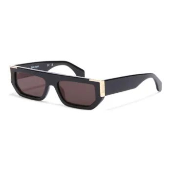 PALM ANGELS Golden Rectangle Frame Sunglasses