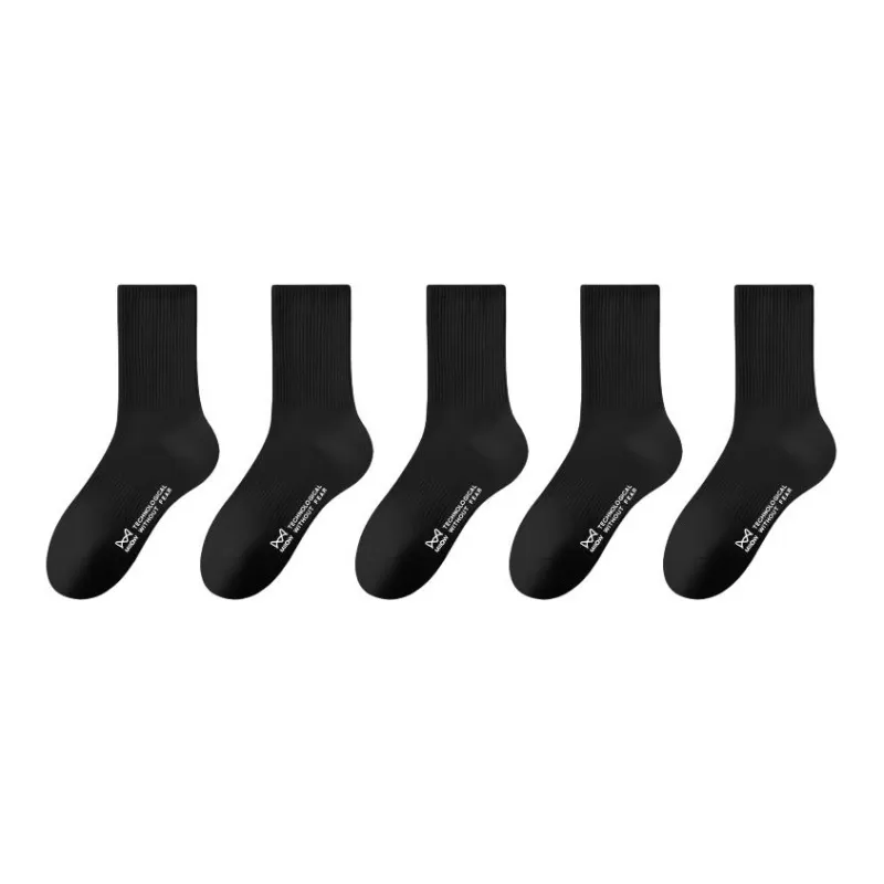 MIIOW Mid Calf Socks Men's 5 Pack-1