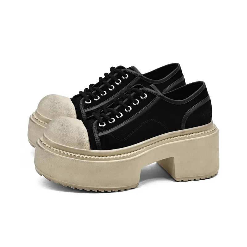 KMD Casual Single Shoes 8CM Women's-1