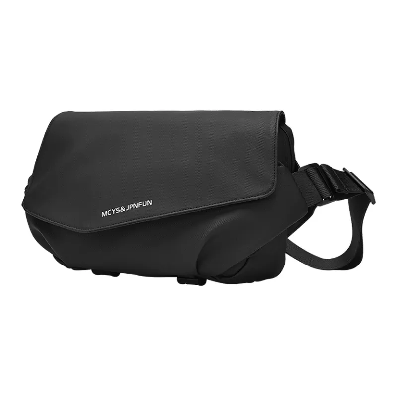 Yohji Kimura Polyester Crossbody Bag Men's Black-1