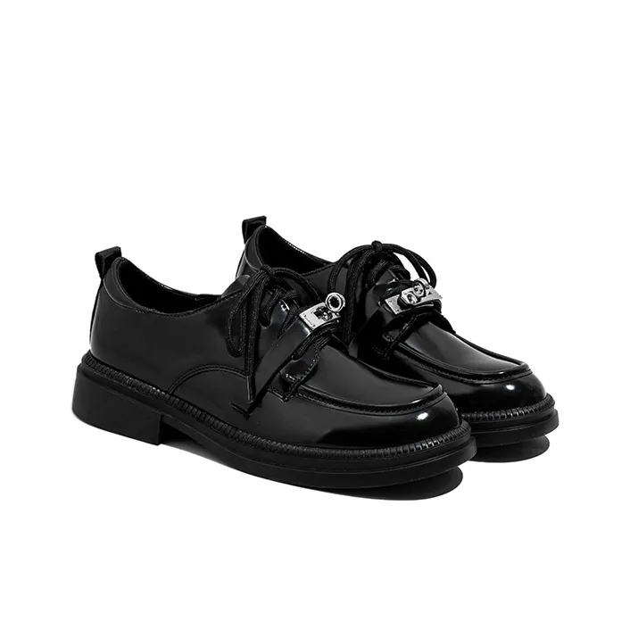 Old Meow Casual Single Shoes Women's Black-1
