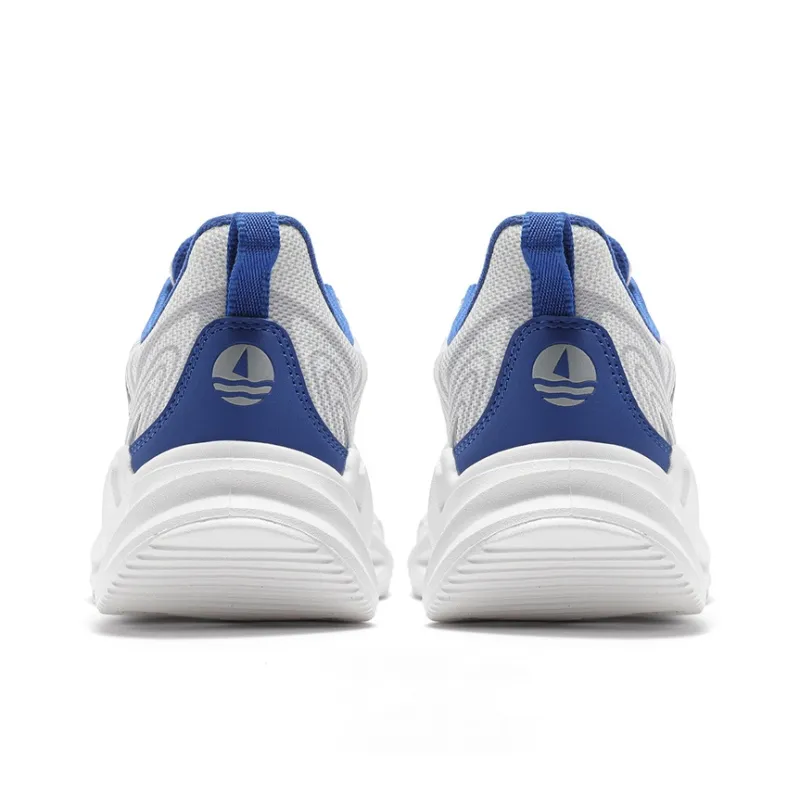 NAVIGARE Trendy Jogger Running Shoes Men Low Top Black/White Gray/White Sapphire Blue-8