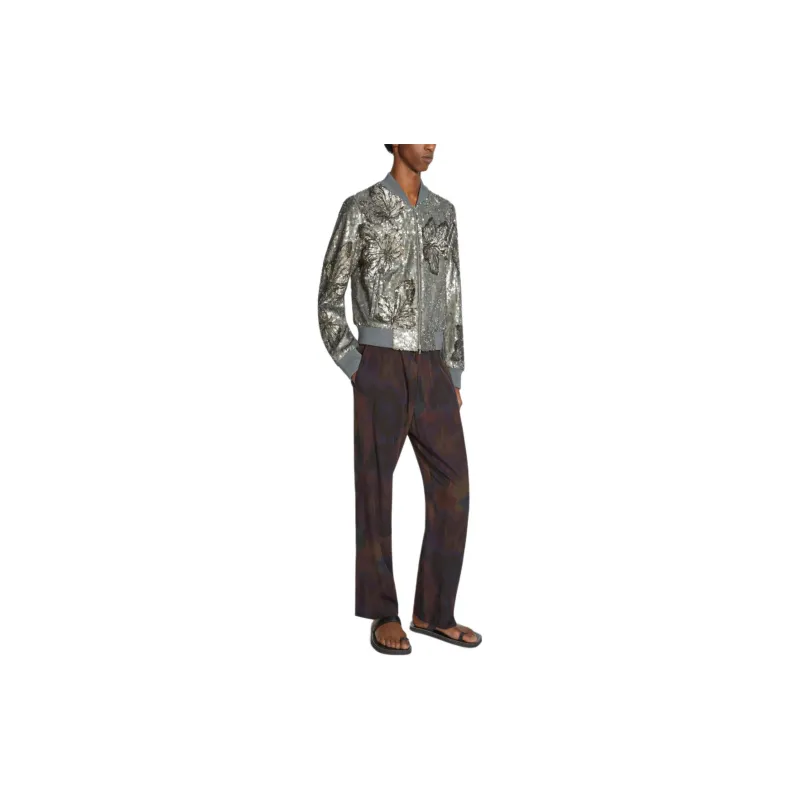 DRIES VAN NOTEN FW24 Jackets Coats Men's Silver-3