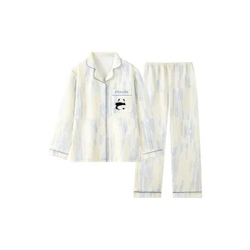 Han Ziduo Pajama Set Women's Simple White