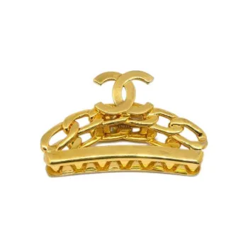 CHANEL 1998 Cc Chain-link Hair Clip