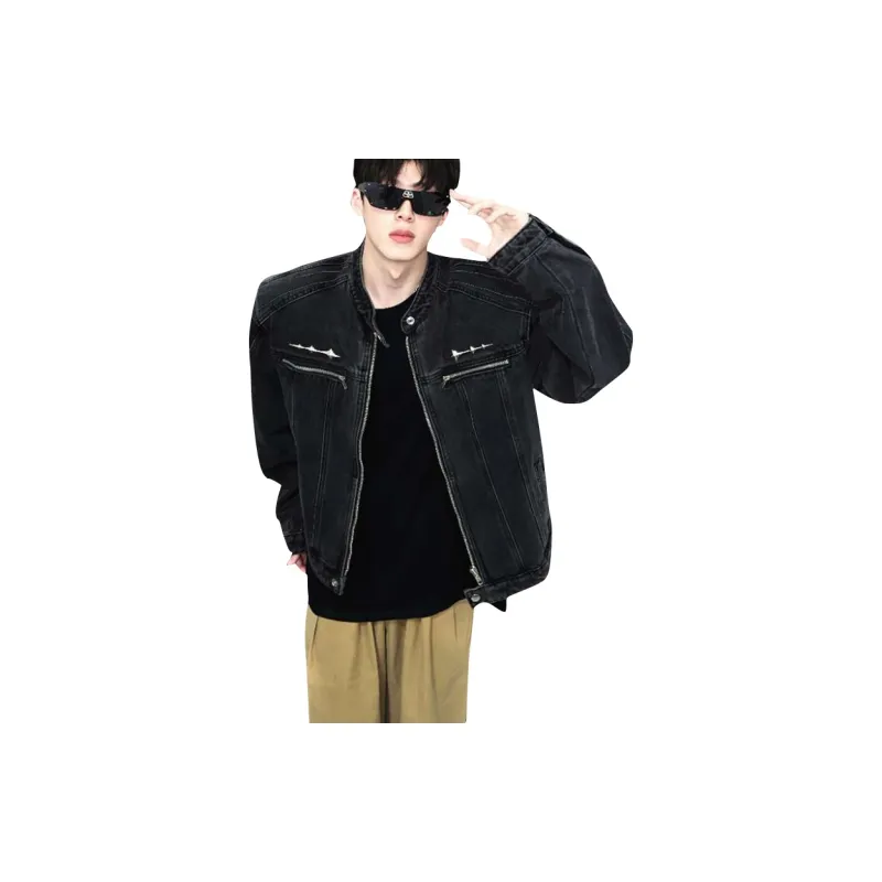 TESTUNG Denim Jackets Unisex-0