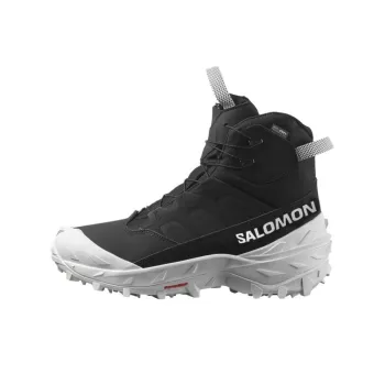 SALOMON Anti Slip Wear Resistant High Top Hiking Shoes Men's Black