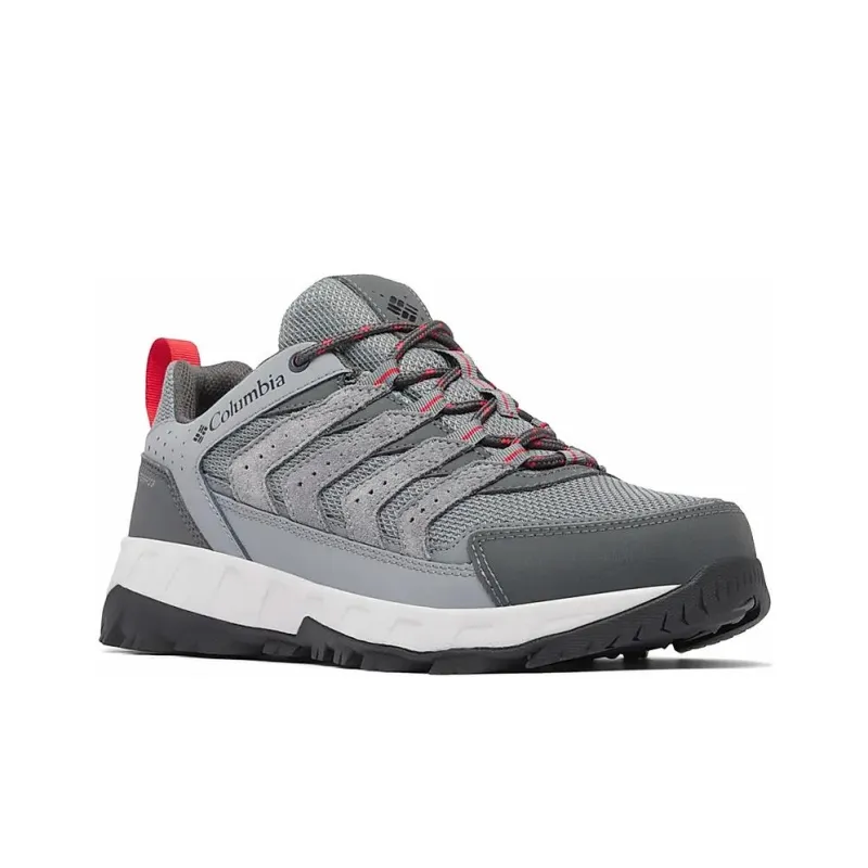 Columbia Strata Trail Anti Slip Wear Resistant Low Top Outdoor Shoes Men's Gray-2