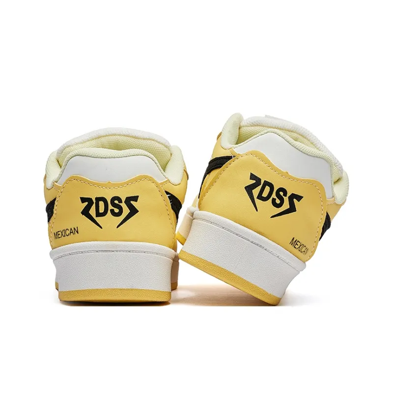 MEXICAN Abrasion Resistant Low Top Skateboard Shoes Women's White-15