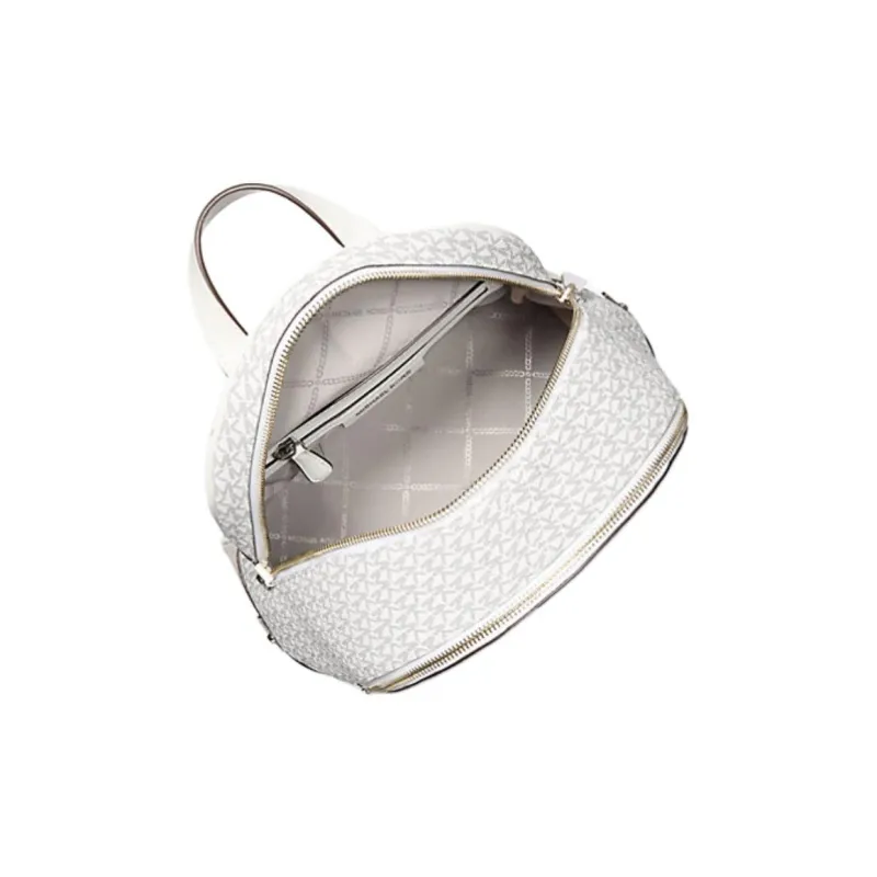 MICHAEL KORS Rhea Medium Color Block Logo Backpack-2