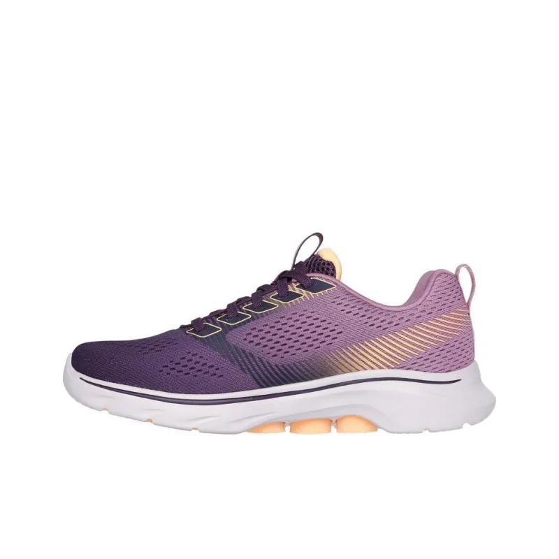 Skechers GO WALK 7 Slip Resistant Support Wear Resistant Low Top Casual Shoes Women's Purple-2