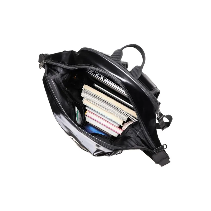 HEAD Fabric Backpack Large Size Unisex Black/Light Green-5