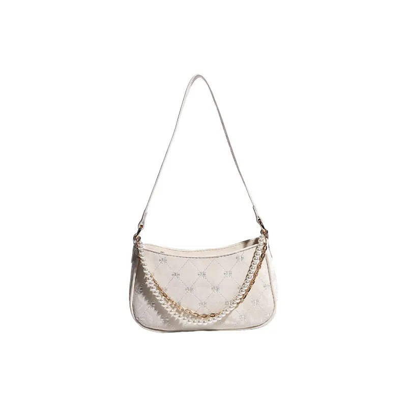 NATTY PU Shoulder Bag Women's White-17