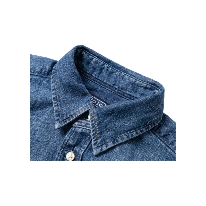 Polo Ralph Lauren Crlte St Long Sleeve Button Front Shirt Merced Wash-3