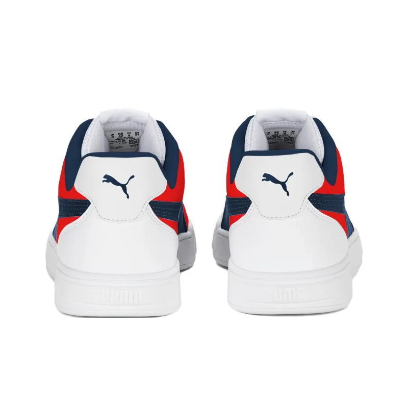 PUMA Chivas Anti Slip Wear Resistant Low Top Skateboard Shoes Unisex Red White-3
