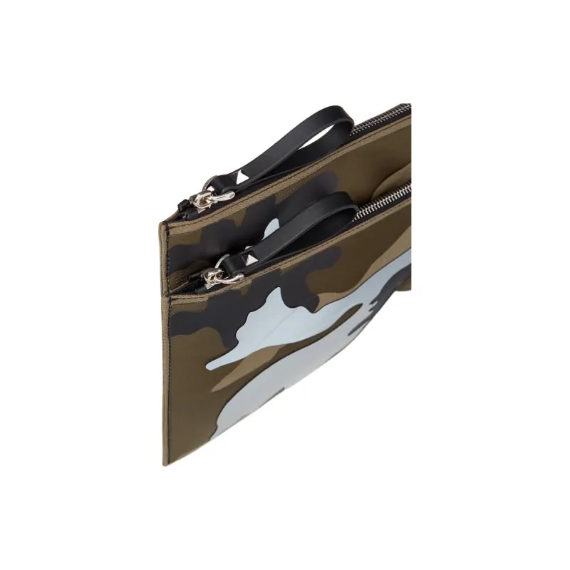 Valentino Nylon Clutch Men's Camouflage-4