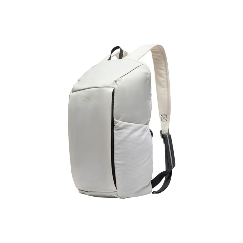 Anta Running Collection Fabric Backpack Tubas Unisex Wheat Grain Gray-1