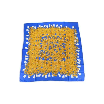 CHANEL 1990-2000s Cc Logo-print Scarf