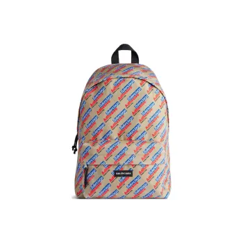 Balenciaga Logo Printed Zipped Backpack
