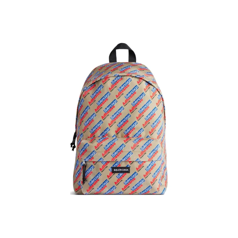 Balenciaga Logo Printed Zipped Backpack-0