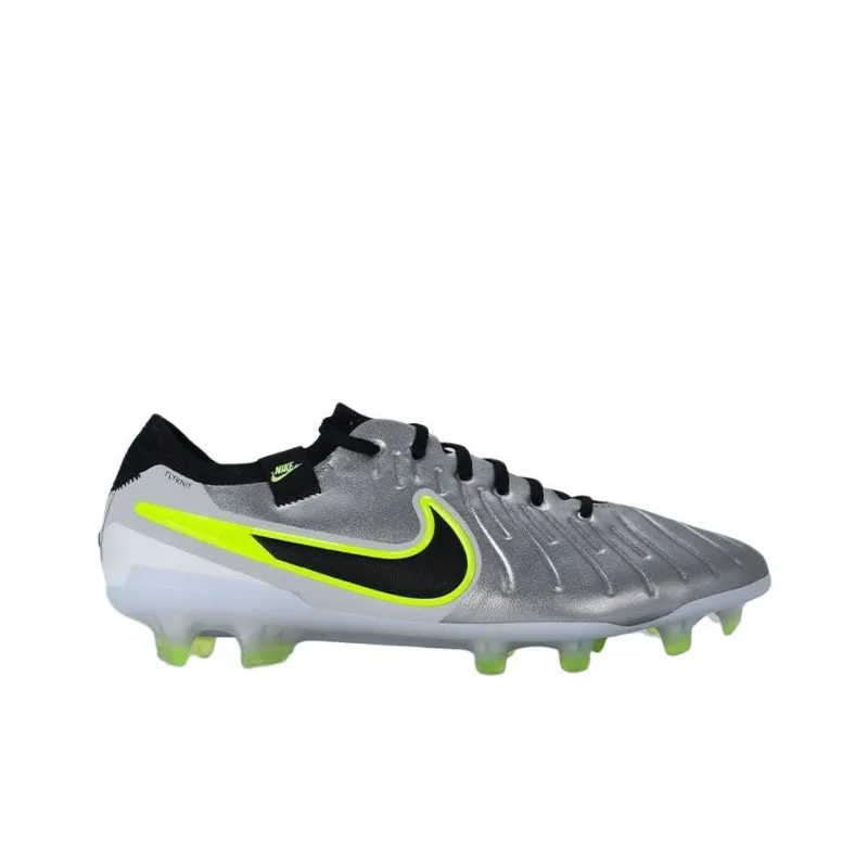 Nike Tiempo Legend 10 Elite Fg Metallic Silver Volt Black-1
