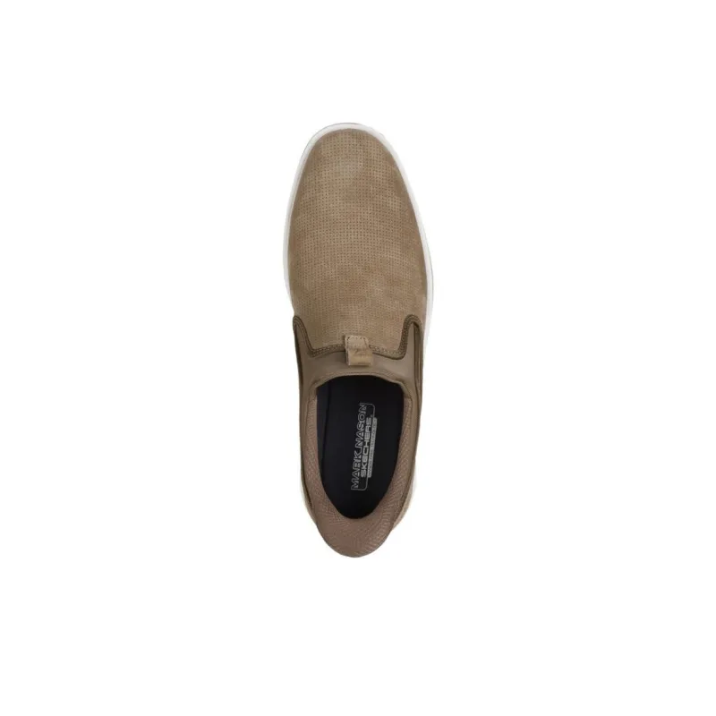 Skechers MARK NASON Anti Slip Wear Resistant Low Top Casual Shoes Men's Brown-3
